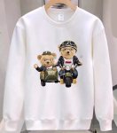 画像2: Unisex Bear Parent and Child Bike Sidecar print sweatshirt 　 男女兼用　ユニセックス ベア親子バイクサイドカー プリントスウェットトレーナー (2)