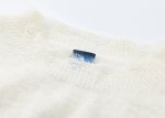 画像6: Unisex Atom knitted distressed round neck sweater knit　 ユニセックス　男女兼用　アトム編み込みラウンドネックダメージ セーター ニット (6)