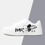 画像3: Unisex kaws leather lace-up low-cut and high-cut sneakers　ユニセックス　男女兼用 KAWS カウズローカット＆ハイカット　レザー スニーカー レースアップ シューズ (3)