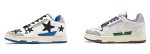 画像3: Men's Star Emblem Leather Lace-Up Sneakers　 ユニセックス男女兼用 レザースターエンブレムレースアップスニーカー (3)