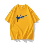 画像4: Print Muddy swoosh x Astronaut Print Tshirts ユニセックス男女兼用ドロドロスウォッシュ×宇宙飛行士  半袖 Tシャツ (4)