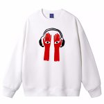 画像1: Hand Eye Print Print Sweatshirt  ユニセックス 男女兼用 ハンド＆アイ プリントスウェットシャツ   トレーナー  (1)