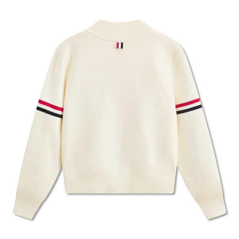 画像6: Round Neck College TB Style Cardigan Jacket coat　 ユニセックス 男女兼用 ラウンドネックカレッジTBスタイルカーディガン ジャケットコートトップス (6)