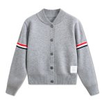 画像3: Round Neck College TB Style Cardigan Jacket coat　 ユニセックス 男女兼用 ラウンドネックカレッジTBスタイルカーディガン ジャケットコートトップス (3)