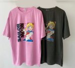 画像2: Pretty Guardian Sailor Moon Print Oversized cartoon print short-sleeved T-shirt   セーラームーンアニメプリントオーバーサイズ半袖 Tシャツ (2)