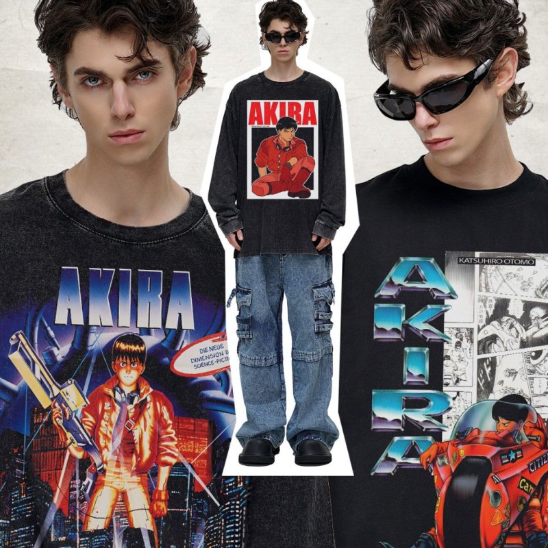 画像8: SALE セール Unisex Vintage Design AKIRA Long Sleeve T-shirt  男女兼用 ユニセックス ヴィンテージ デザイン アキラ 長袖Tシャツ 2 (8)