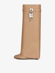 画像3: 24 Shark Lock Split Long Boots wedge boots  シャークロック スプリット ウェッジソール ロングブーツ (3)
