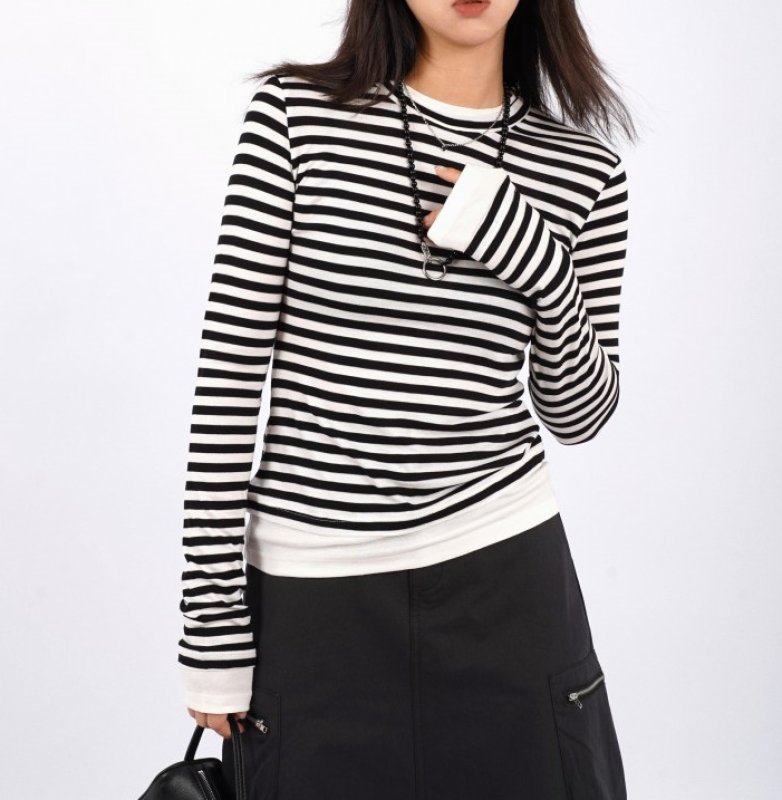 画像6: Slim bottling long sleeve t-shirt top    スリムボトリング長袖 Tシャツ (6)