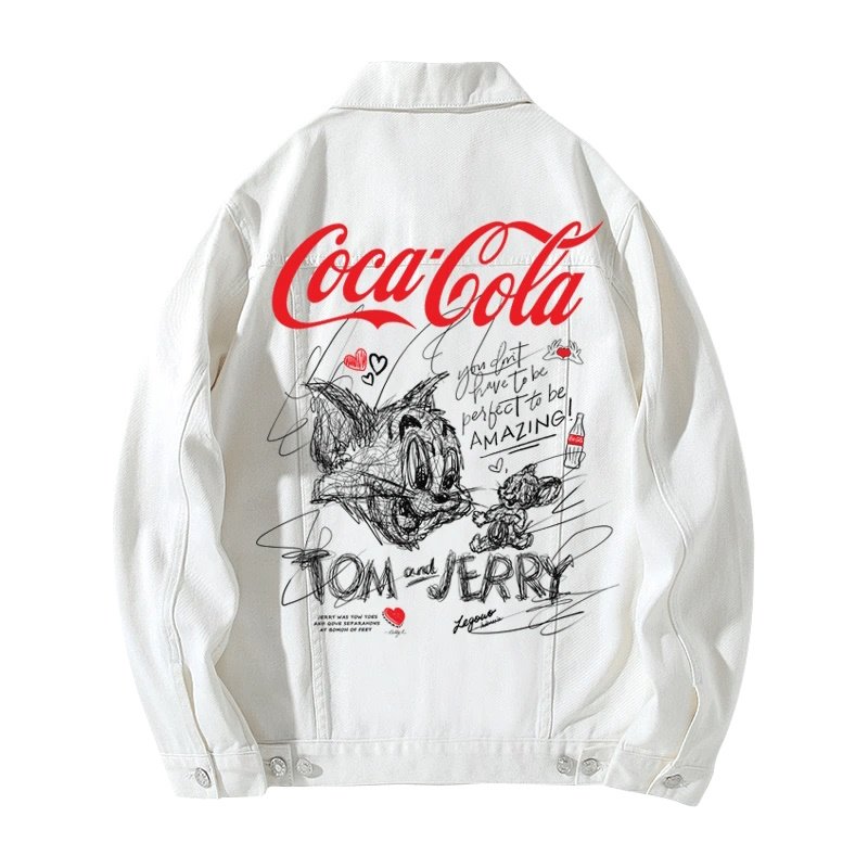 Coca-Colaデザインデニムジャケット Coca-Cola Unisex Denim Jacket | Coca-Cola Store
