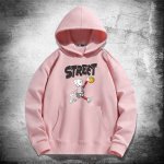 画像4: 24 KAWS×Basketball Street print Hooded Sweatshirt ユニセックス男女兼用 カウズ × バスケットボール プリントフーディパーカー (4)