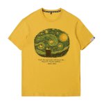 画像8: Unisex NASA Snoopy WOODSTOCK starry night Print T-shirt ユニセックス 男女兼用 スヌーピー ウッドストック 星月夜 プリント 半袖 Tシャツ (8)