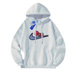 画像4: JUST DO IT LATER x Bow Sweat  Swoosh Hoodie ユニセックス男女兼用 NASA × JUST DO IT LATER × リボン スウォッシュ パーカー (4)