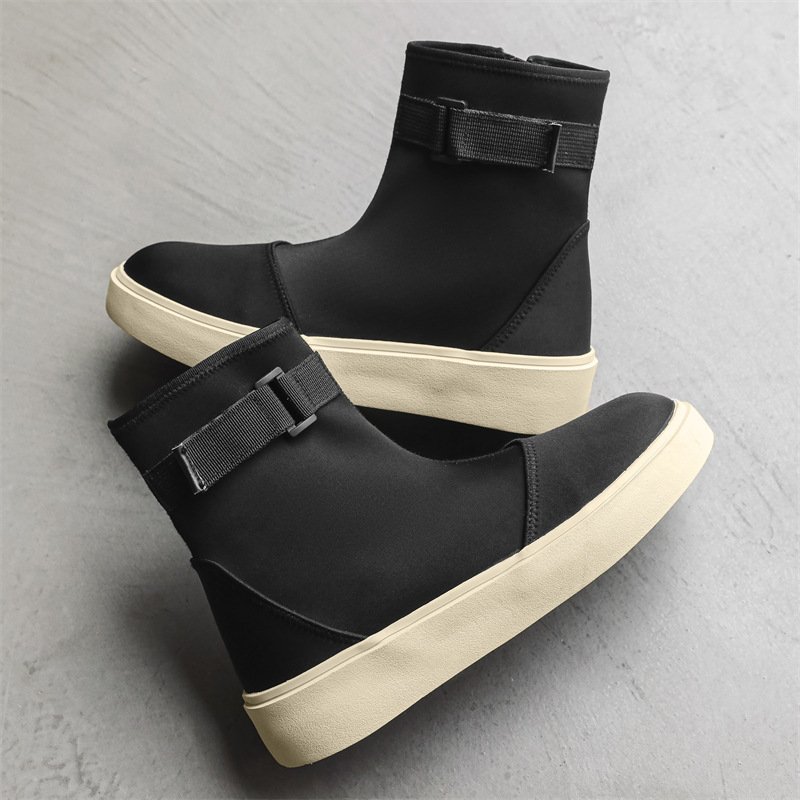 本日限り!!【FREDDY】 ユニセックスカモフラージュ ハイカットブーツ 美品 Unisex Thick-soled high-cut belt boots Sneakers ユニセックス