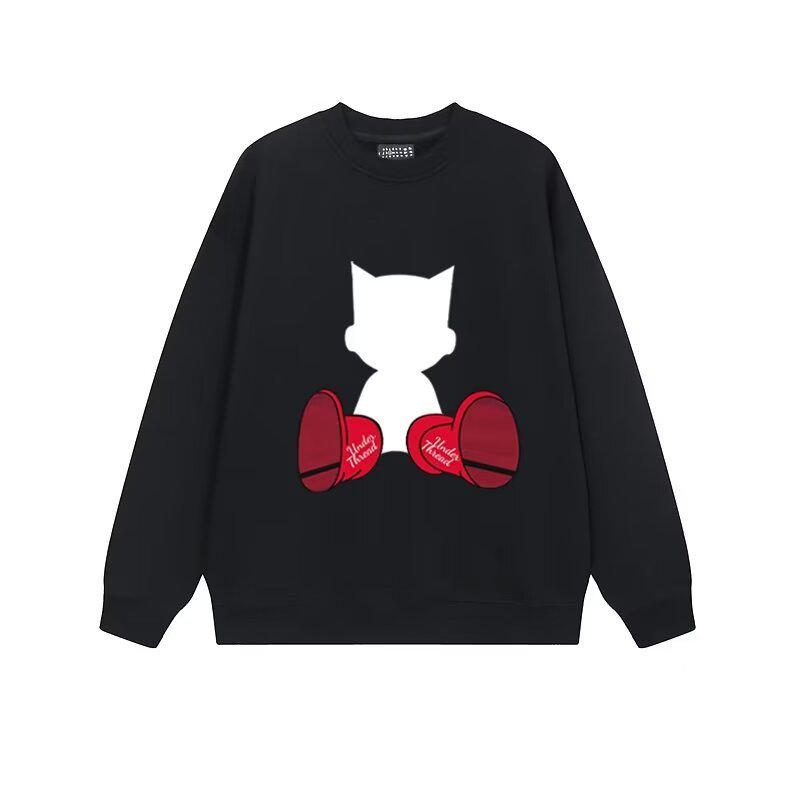 画像2: Atom Astro Boy Silhouette Print Round Neck Sweatshirt Sweat Shirts 　ユニセックス男女兼用  アストロボーイアトム シルエット プリント ラウンドネックスウェット トレーナー (2)