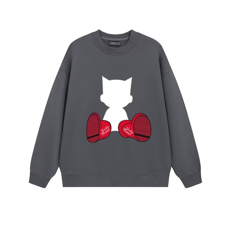 画像3: Atom Astro Boy Silhouette Print Round Neck Sweatshirt Sweat Shirts 　ユニセックス男女兼用  アストロボーイアトム シルエット プリント ラウンドネックスウェット トレーナー (3)