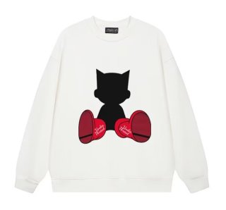Astro Boy Family Print Round Neck Long Sleeve Sweatshirt ユニ