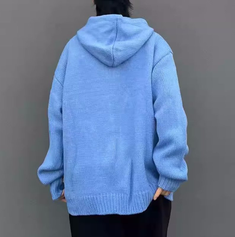 画像7: Astro Boy zip-up hoodie sweater knit　ユニセックス男女兼用 鉄腕アトム アストロボーイアトムジップアップフーディセーターニット (7)