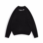 画像3: Dog face applique round neck sweater knit　ユニセックス男女兼用 ドッグフェイスアップリケエンブレム ラウンドネックセーターニット  (3)