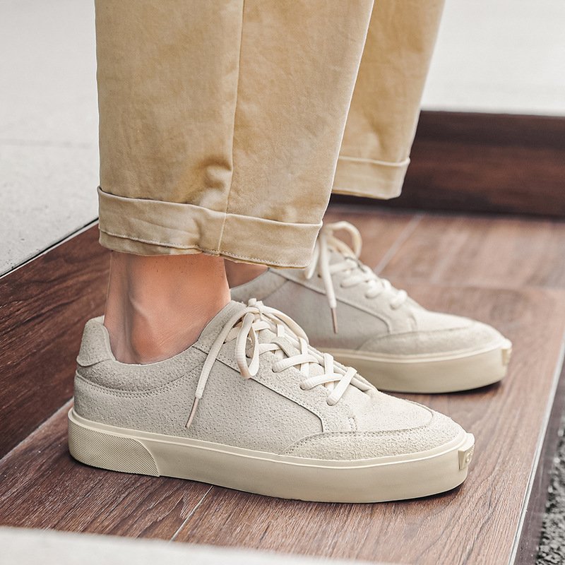 画像4: Unisex Suede lace-up platform sneakers  ユニセックス 男女兼用スエード厚底プラットフォーム  レースアップスニーカー (4)