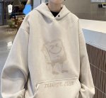画像4: Spongebob Print Hoodie Sweatshirt ユニセックス男女兼用 スポンジボブプリント 長袖フーディスウェット (4)