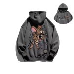 画像5: SALE セールTom and Jerry Jerry print hoodie Sweatshirt  ユニセックス男女兼用 トム＆ジェリ ジェリープリント フーディ スウェット (5)