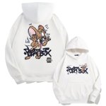 画像2: SALE セールTom and Jerry Jerry print hoodie Sweatshirt  ユニセックス男女兼用 トム＆ジェリ ジェリープリント フーディ スウェット (2)