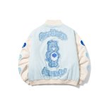 画像3: Care bear embroidery Varsity Stadium jacket  baseball uniform blouson オーバーサイズ ユニセッ クス男女兼用 ケアベア 熊刺繡 スタジャン ジャンパー ジャケット ブルゾン (3)