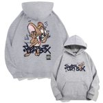 画像3: SALE セールTom and Jerry Jerry print hoodie Sweatshirt  ユニセックス男女兼用 トム＆ジェリ ジェリープリント フーディ スウェット (3)