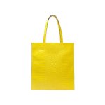画像2: Big Smiley Face Smile tote bag ユニセックス 男女兼用 スマイル スマイリーフェイス ニコちゃん  イエロー ショッパートート  バッグ (2)