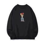 画像8: Unisex Hip Hop Bear Print Sweatshirt　ユニセックス男女兼用ヒップホップベアプリントスウェットトレーナー (8)
