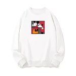 画像2: Unisex Jigsaw Mickey Mouse Print Sweatshirt　ユニセックス男女兼用ジグソーミッキー ミッキーマウスプリントスウェットトレーナー (2)
