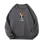 画像15: Unisex Hip Hop Bear Print Sweatshirt　ユニセックス男女兼用ヒップホップベアプリントスウェットトレーナー (15)