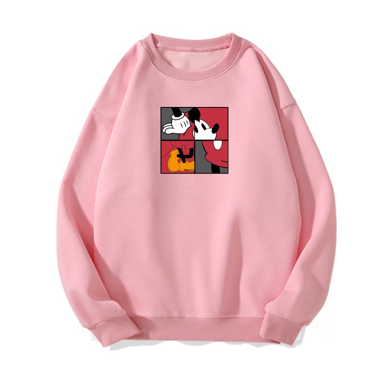 画像3: Unisex Jigsaw Mickey Mouse Print Sweatshirt　ユニセックス男女兼用ジグソーミッキー ミッキーマウスプリントスウェットトレーナー (3)