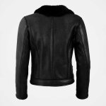 画像8: SALE セール Shearling Biker Jacket Sheepskin Shearling Jacket Riders Coat ムートンバイカージャケット シープスキン ムートンジャケット ライダース コート (8)