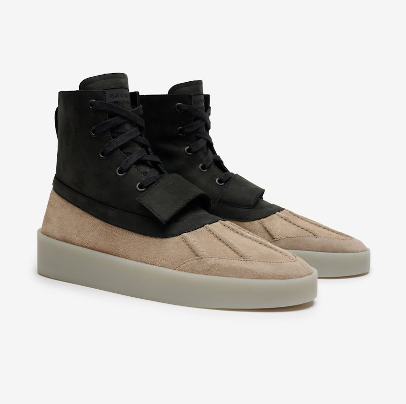 画像4: Unisex High-top bicolor suede lace-up boots   男女兼用ユニセックスハイトップバイカラースウェードレースアップブーツ  (4)