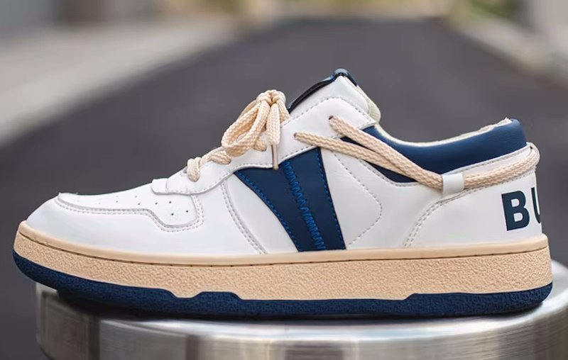 画像7: Unisex  Training design leather lace-up sneakers ユニセックス 男女兼用バイカラーレザー レースアップスニーカー (7)
