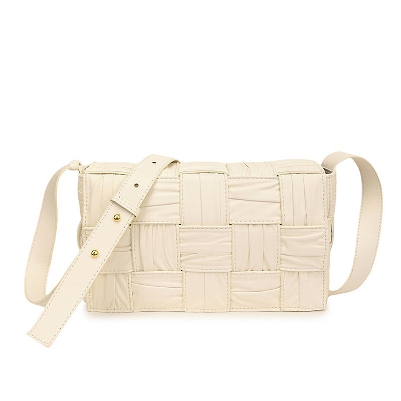 画像4: New Intreccio Plisse Cassette Crossbody Bag shoulder bag イントレチャート 編み込み カセット クロスバッグ ショルダーポシェット (4)