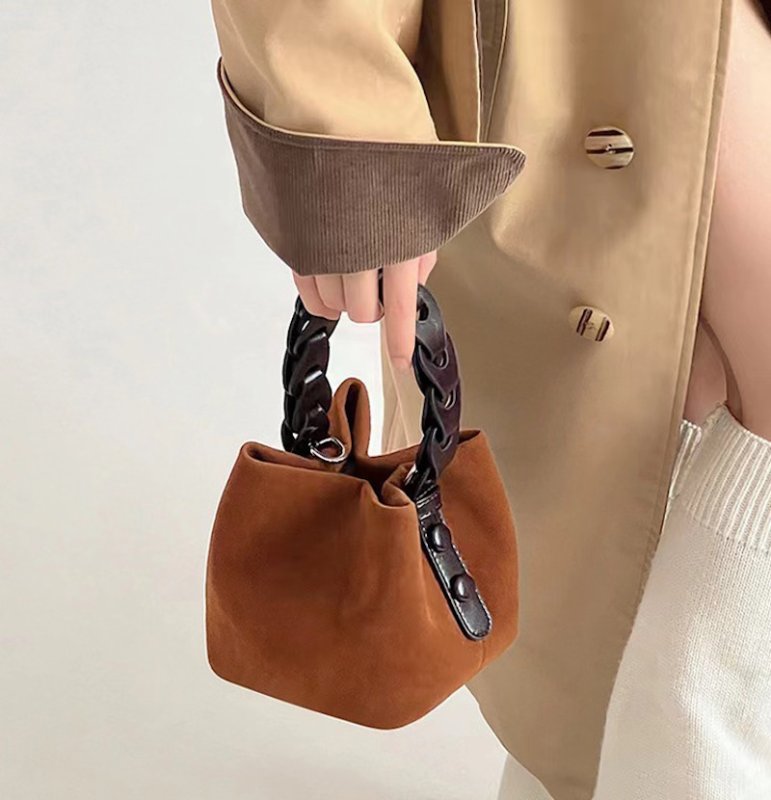 画像2: Portable Bucket Shoulder Crossbody Mini Bag  ポータブルバケットショルダークロスボディミニバッグ (2)