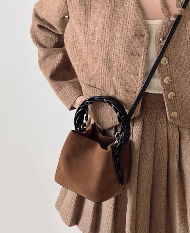 画像6: Portable Bucket Shoulder Crossbody Mini Bag  ポータブルバケットショルダークロスボディミニバッグ (6)