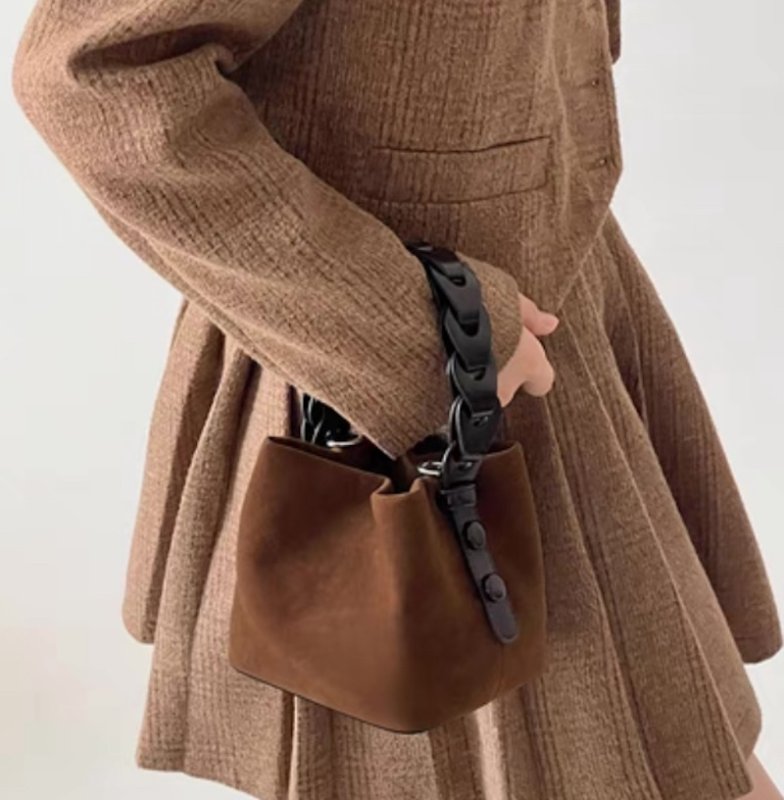 画像3: Portable Bucket Shoulder Crossbody Mini Bag  ポータブルバケットショルダークロスボディミニバッグ (3)