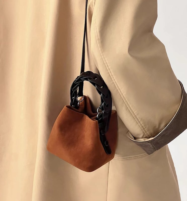 画像5: Portable Bucket Shoulder Crossbody Mini Bag  ポータブルバケットショルダークロスボディミニバッグ (5)