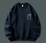 画像5: Violence Bear Print Round Neck Pullover Sweatshirt Jacket  ユニセックス 男女兼用バイオレンスベア熊 スウェット トレーナー (5)