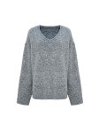 画像10: Wool Knitted V-Neck Sweater With Scarf and Wie Leg Pants 3 Piece Suit ウール ニット V ネック セーター、スカーフ、ウィーレッグ パンツ付き 3 ピース スーツ (10)