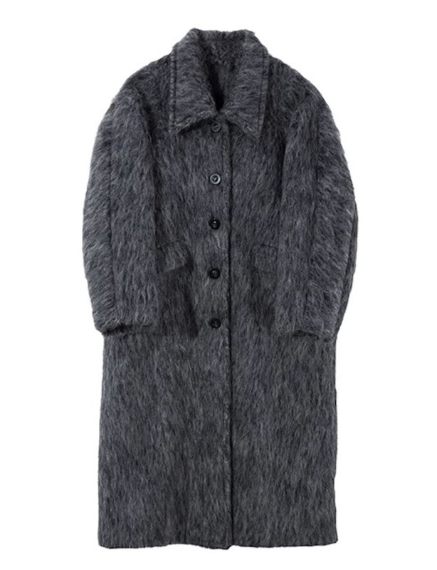 画像5: Mohair wool long coat Jacket　モヘアウールロングコートジャケット (5)