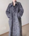 画像4: Mohair wool long coat Jacket　モヘアウールロングコートジャケット (4)