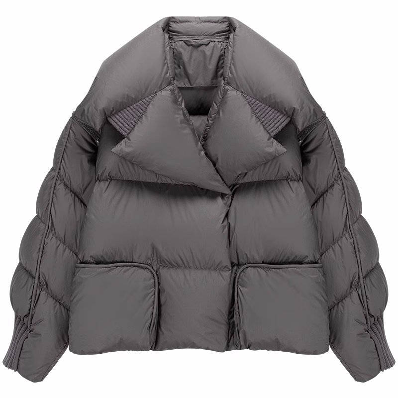 画像5: Lapel down jacket　 ラペル ダウン ジャケットコート (5)