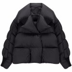 画像2: Lapel down jacket　 ラペル ダウン ジャケットコート (2)