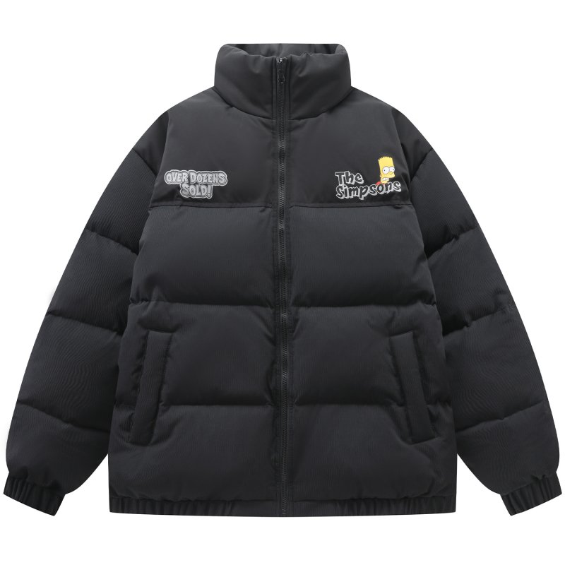 画像6: The Simpsons Bart Simpson Down Jacket　ユニセックス 男女兼用 シンプソンズバートシンプソンダウンジャケットジャンパー スタジャン  (6)