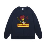 画像3: Unisex Bart Simpson BOB'S HURDERS logo round neck sweatshirt   Pullover  男女兼用 バートシンプソンBOB'S HURDERSロゴラウンドネック スウェット トレーナー プルオーバー (3)