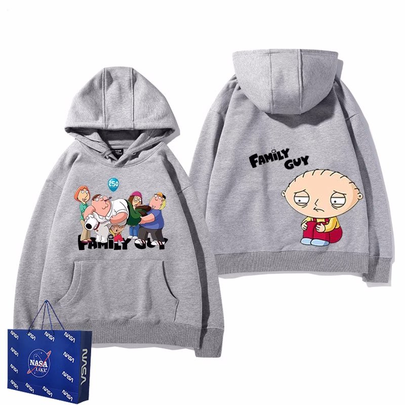 画像2: Unisex Family Guy Brian Griffin Hoodie　ユニセックス男女兼用 ファミリーガイブライアン・グリフィンフーディー (2)